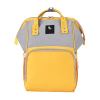 Geanta pentru mamici Bebumi tip rucsac D light yellow - 5