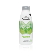 Gel de dus 100 vegan Aromatics Hope cu parfum de bergamota si ceai alb cu prebiotice vit E si aloe 600ml - 1