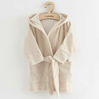 Halat de baie New Baby pentru copii marime 8086 dim bumbac Comfortably beige - 4