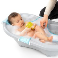 Hamac de baie pentru cadita bebelusului MyHappyBath Sling reglabil - 5