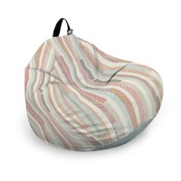 Husa fotoliu Puf Bean Bag tip Para L fara umplutura model multicolor vertical - 6