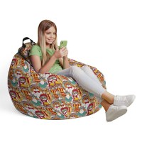 Husa fotoliu Puf Bean Bag tip Para L fara umplutura pisici hipster - 4