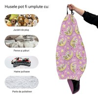 Husa fotoliu Puf Bean Bag tip Para L fara umplutura sweet dreams teddy bear - 1