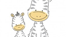 Inaltator baie antiderapant Maltex Baby Zebra Gri