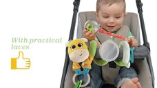 Jucarie cu activitati Chicco Mrs Giraffe pentru carucior 0 luni+