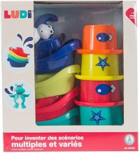 Jucarie de baie Ludi Mini Monkeys - 4