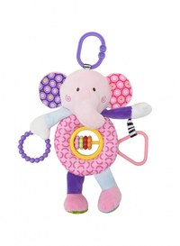 Jucarie de plus 24 cm de activitate 0 luni+ elefant - 1