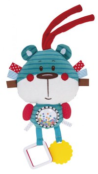 Jucarie pentru patut 68042 Soft Activity Toy Bear - 1