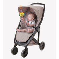 Jucarie Playgro cu vibratii pentru carucior scoica auto si patut Wiggling Bertie Bee 23 cm - 1