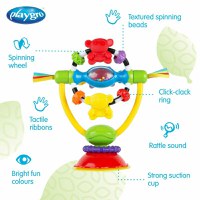 Jucarie Playgro pentru scaunul de masa cu ventuza High chair Spinning Toy 19.5 cm - 2