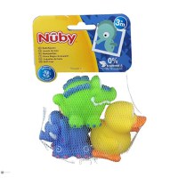 Jucarii de baie Nuby in forma de animaute 4 luni + Multicolor - 4