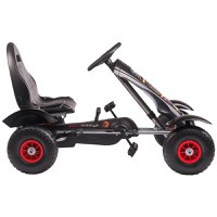 Kart cu pedale F618 Air negru Kidscare - 1