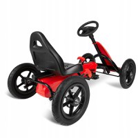 Kart cu pedale si roti gonflabile gokart rk 592 Ricokids rosu - 1