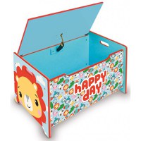 Ladita din lemn pentru depozitare jucarii Fisher Price Happy Day - 1