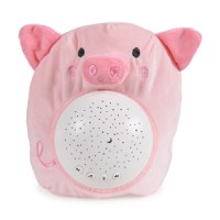 Lampa de veghe din plus cu sunete si proiectii Moni Starry Sky Piggy Pink - 3