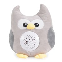 Lampa de veghe Moni din plus cu sunete albe si volum reglabil Friendly Owl - 1