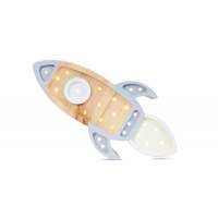 Lampa Little Lights Racheta Grey Wood - 4