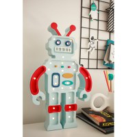 Lampa Little Lights Robot Metalic Blue - 3