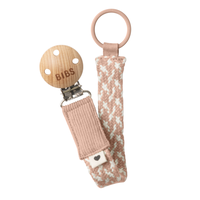 Lantisor clip pentru suzeta Bibs Blush-Ivory - 4