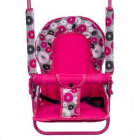 Leagan pentru copii Top Kids pentru interior si exterior Pink Flowers - 1