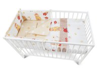 Lenjerie Teddy Gradina maro 4 piese 120x60 - 5