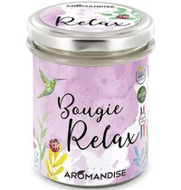 Lumanare parfumata naturala Aromandise Relax vegana 150g - 5