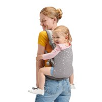 Marsupiu ergonomic Kinderkraft Nino pana la 20 kg confetti grey - 4