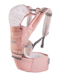 Marsupiu multifunctional KikkaBoo 3 in 1 Chloe Pink - 5