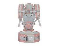 Marsupiu multifunctional KikkaBoo 3 in 1 Chloe Pink - 1