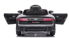 Masina electrica pentru copii Audi R8 2 motoare LeanToys 9045 gri