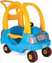 Masinuta de impins cu maner parental Pilsan Joker Car Blue - 1