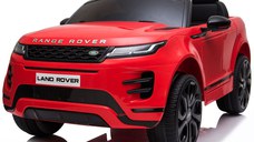 Masinuta electrica 12V 70W cu scaun piele si roti EVA Range Rover Red