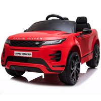 Masinuta electrica 12V 70W cu scaun piele si roti EVA Range Rover Red - 1