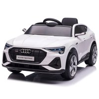 Masinuta electrica Audi e-tron 4 x 4 Sportback alb - 6