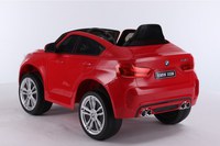 Masinuta electrica cu telecomanda si roti din cauciuc BMW X6M Red - 1