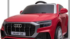 Masinuta electrica roti EVA 12V Audi Q8 rosu