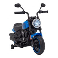 Motocicleta electrica Chopper Faster AHL008 78x30x55 cm albastru - 3