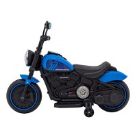 Motocicleta electrica Chopper Faster AHL008 78x30x55 cm albastru - 6