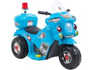 Motocicleta electrica pentru copii LL999 LeanToys 5725 albastra - 3