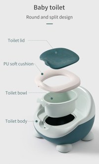 Olita pentru copii cu adaptor moale Smart Potty Green - 2