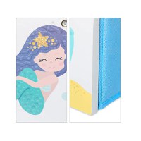 Organizator din lemn Ginger Home pentru jucarii cu 9 cutii textile Mermaid - 8