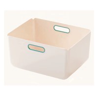 Organizator jucarii cu 2 compartimente Little Mom Beige - 3