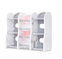 Organizator Nichiduta Tree White pentru jucarii cu 4 cutii si rafturi - 1