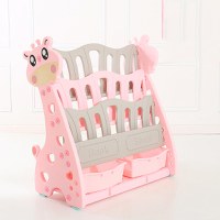 Organizator pentru carti si jucarii Nichiduta Giraffe Pink - 1