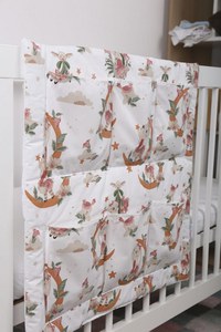 Organizator pentru patut 60x60 cm Sleepy Rabbit Girl - 2