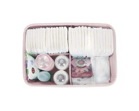 Organizator scutece si accesorii KikkaBoo Bear with me Pink - 1