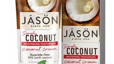 Pasta de dinti cu crema de cocos pentru albirea dintilor 119 gr Jason