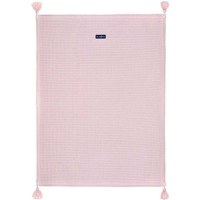 Patura de waffle bumbac 75 x 100 cm Womar Zaffiro roz - 1