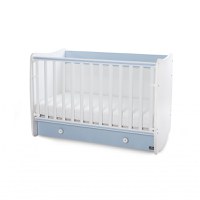 Patut balansoar transformabil Dream White Baby Blue 60 x 120 cm - 8