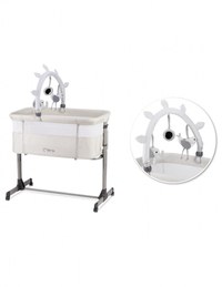 Patut Co-sleeper MoMi Revo Light Grey - 3